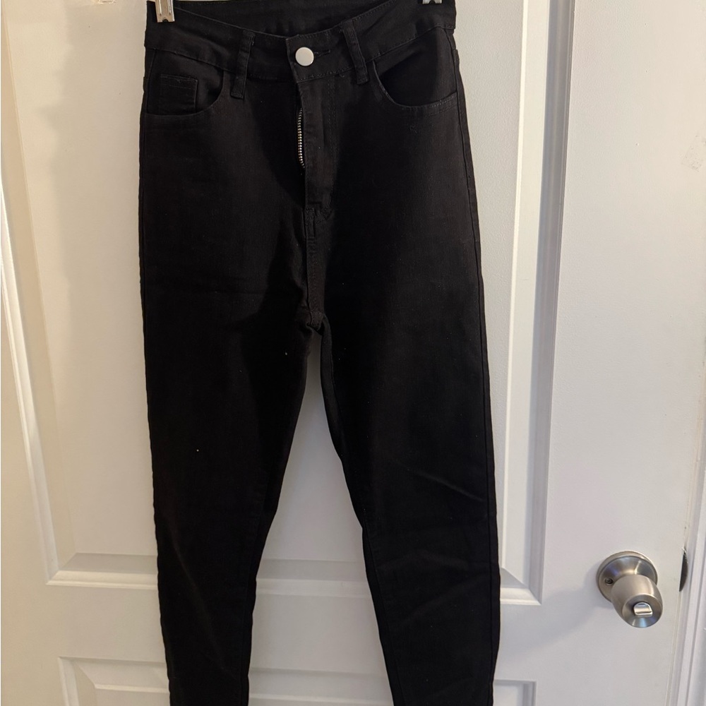 SHEIN Black Skinny Jeans for Women